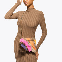 mini faux fur kensington bag