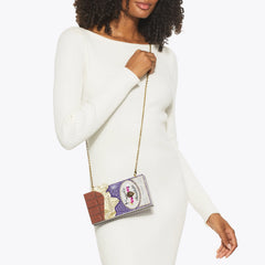 chocolate clutch bag