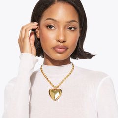 xl heart necklace