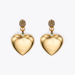 extra heart earrings