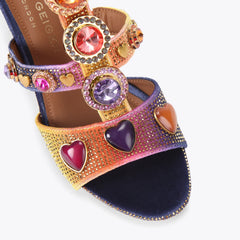 gem high gladiator heel