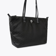 recycled studded shopper bag