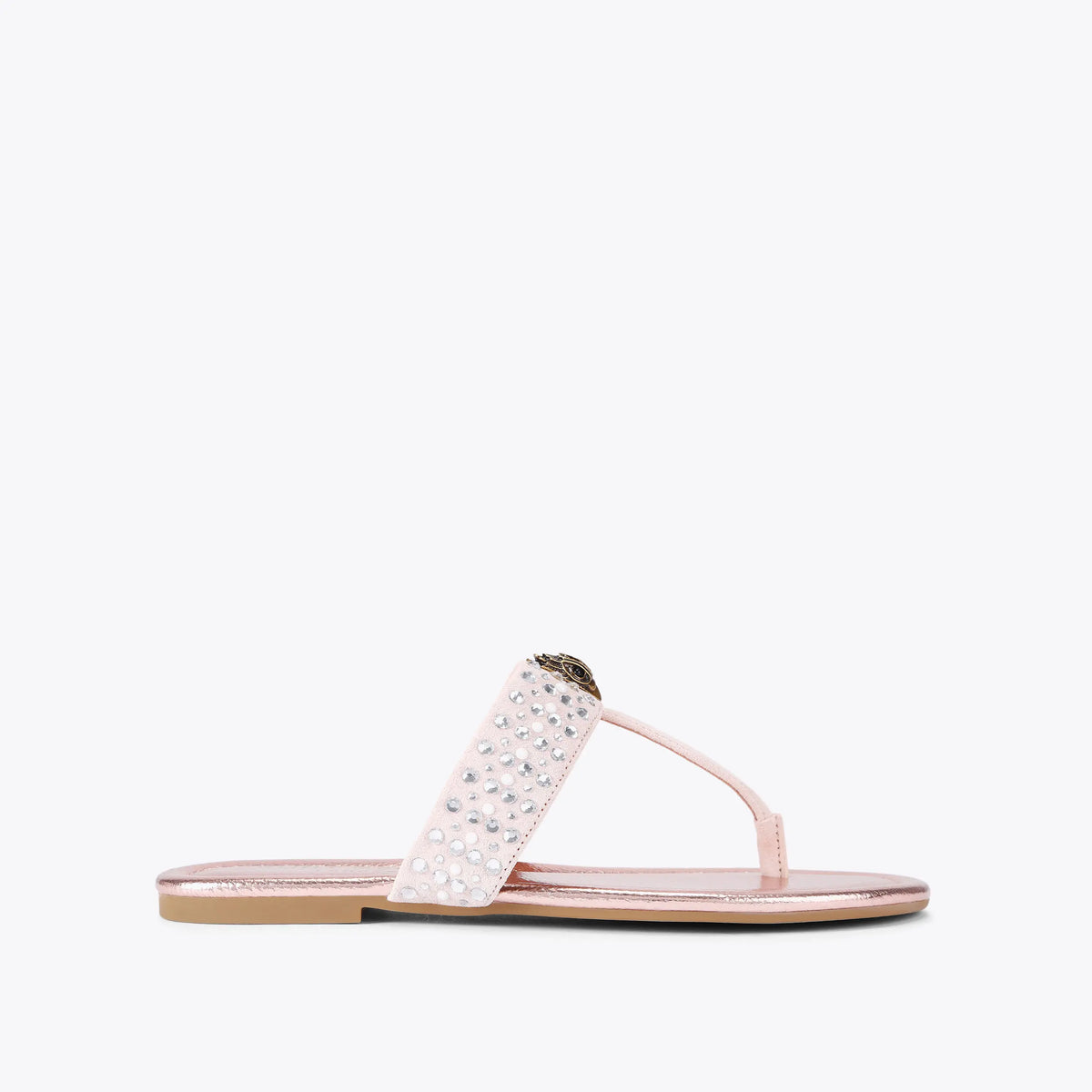 kensington crystal t-bar sandal