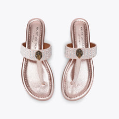 kensington crystal t-bar sandal