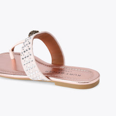kensington crystal t-bar sandal