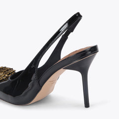 large eagle sling back heel