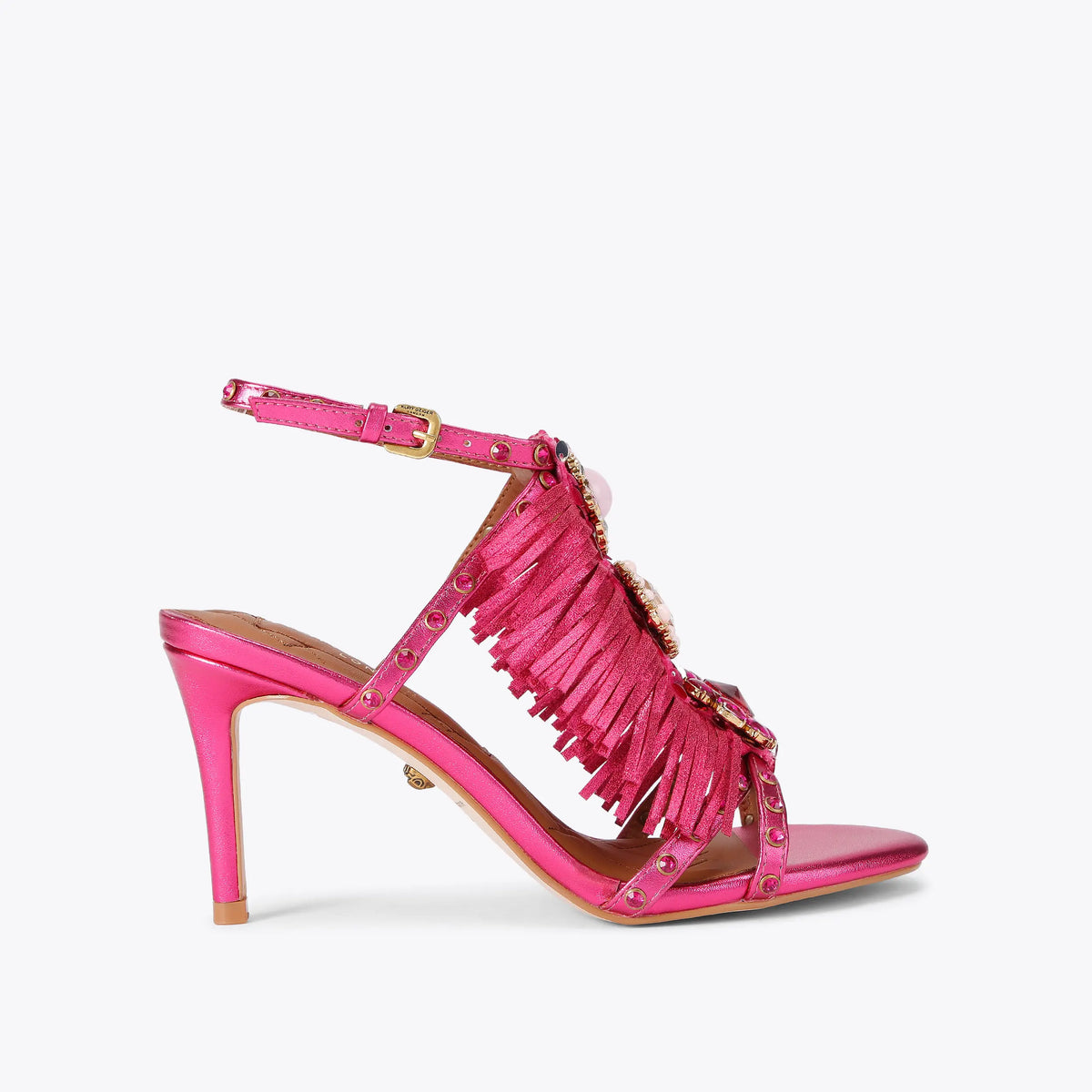 jewel fringe sandal