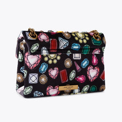 mini velvet kensington bag