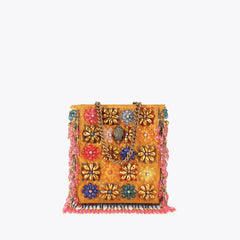 mini beaded tote