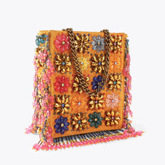 mini beaded tote