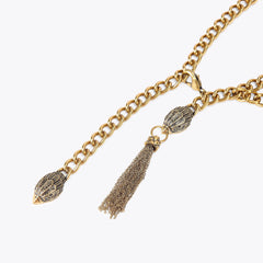 eagle tassel chain belt