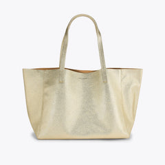 large violet tote bag