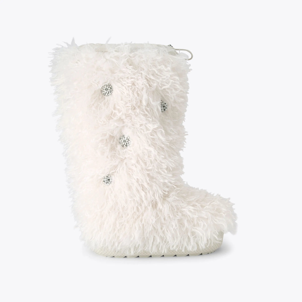 knee shearling snow boot