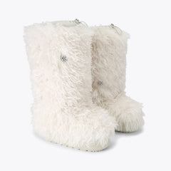 knee shearling snow boot