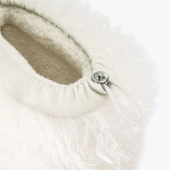 knee shearling snow boot