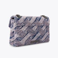 mini denim kensington bag