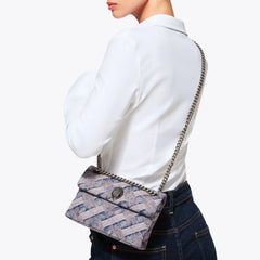 mini denim kensington bag