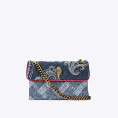 mini denim kensington bag