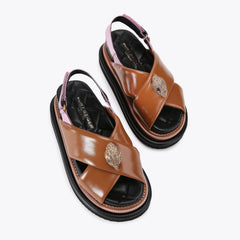 orson cross strap sandal